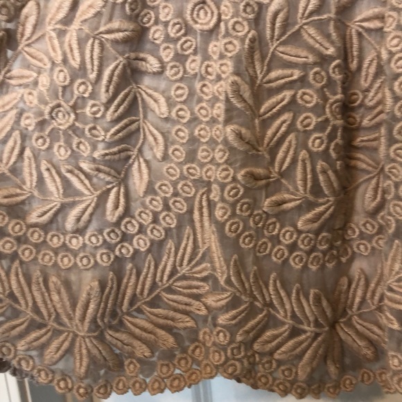 Yoana Baraschi blush Lace dress Sz 0 EUC - Picture 3 of 5